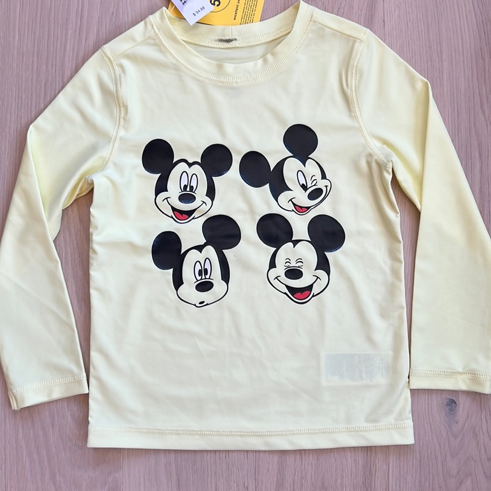 Baby Gap Mickey Mouse Rash Guard Size 4 years